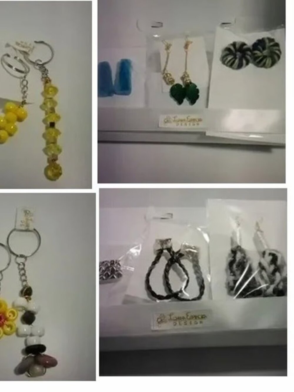 jewelry, key rings, 12 pcs